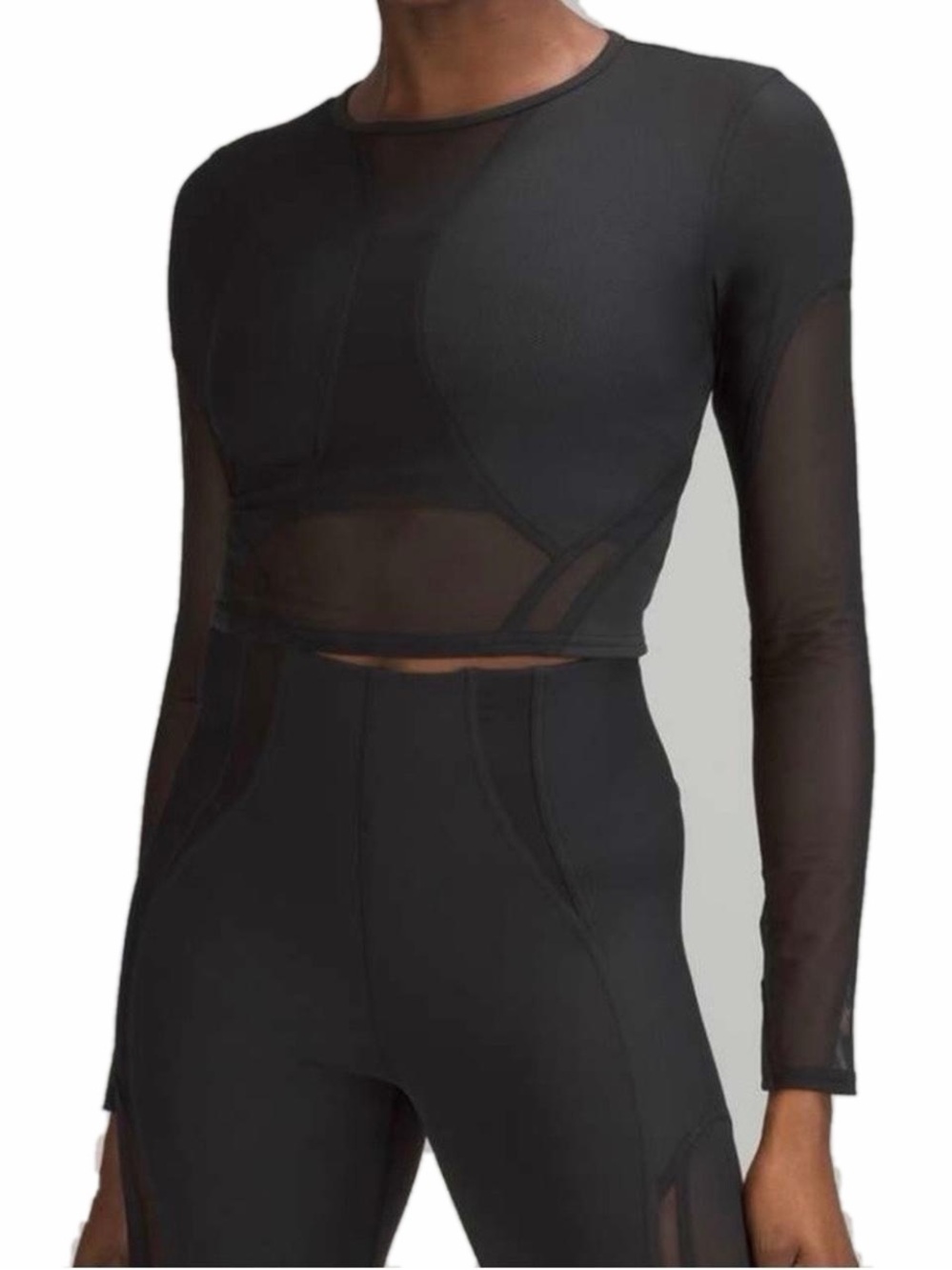 Lululemon Mesh Panelled Training Long Sleeve Shirt